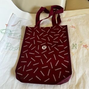 🆓 🆕 LULULEMON Reusable Small Shopping Tote Bag - NWOT